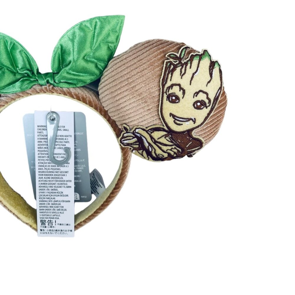 Disney Parks Marvel Guardians of the Galaxy I am Groot Minnie Mouse Ear Headband - Picture 9 of 12